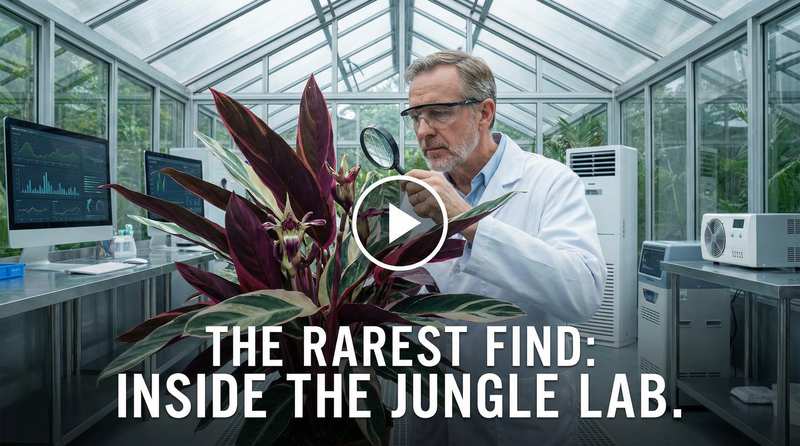 小马拉大车植物视频-稀有热带植物研究视频
